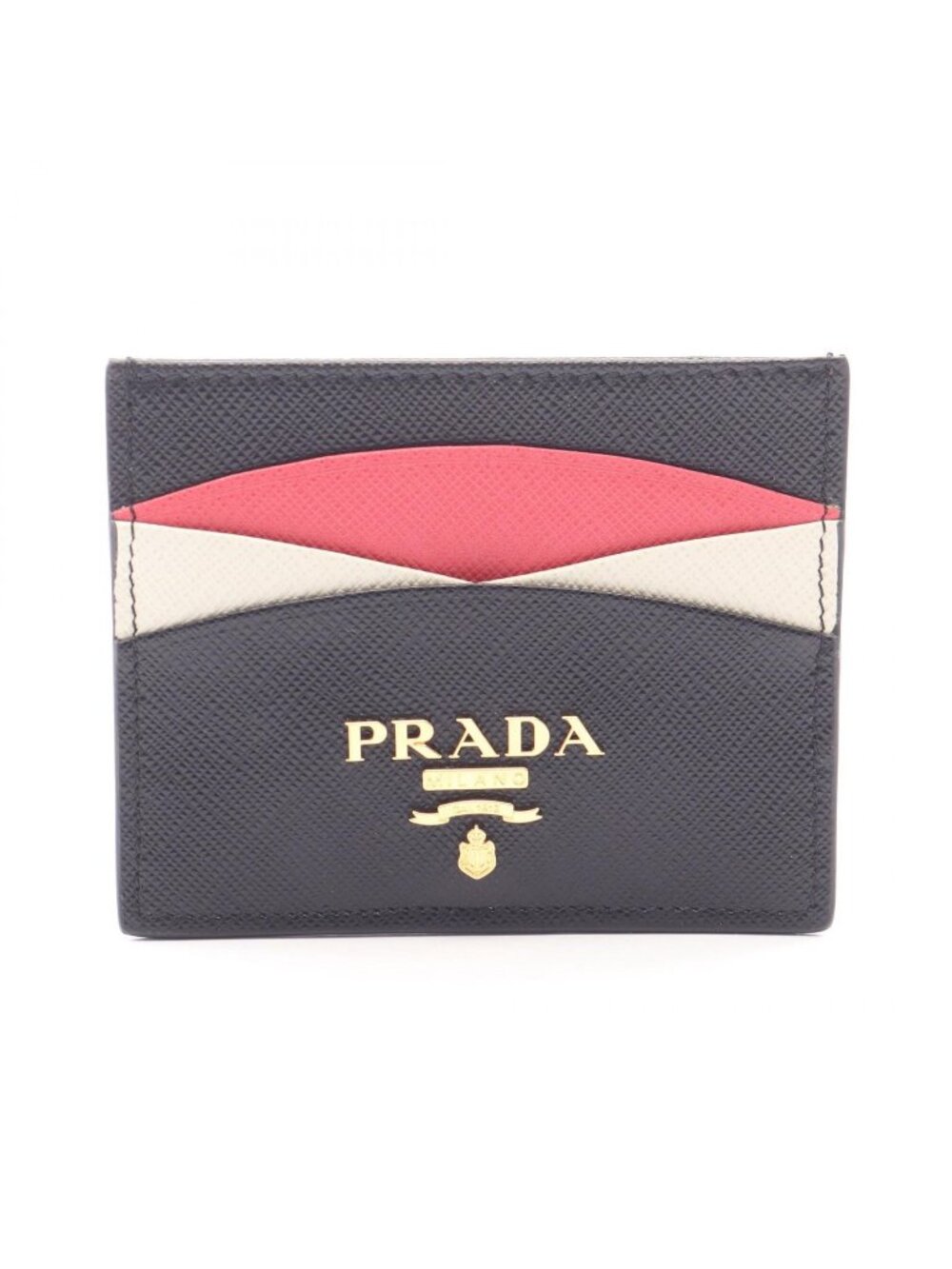 Prada Card Case Saffiano Leather